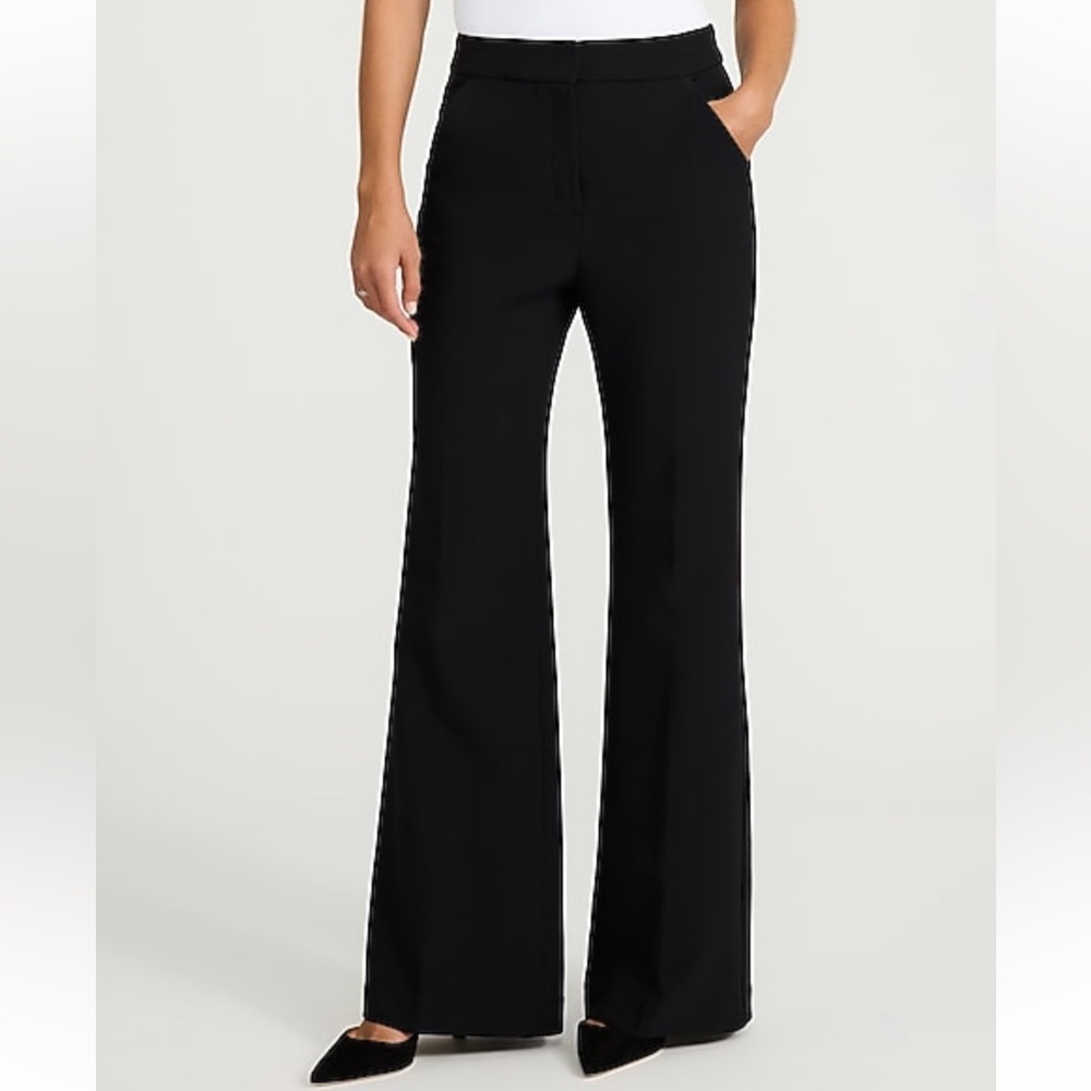 Express Black Boot-Cut Dress Pants
